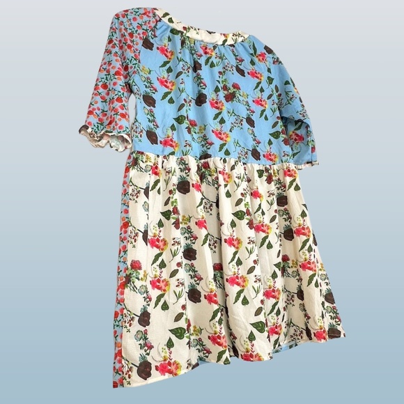 Sweet Floral Crepe Dress or Tunic Sz 2XL 🎉H.P. - Picture 5 of 11